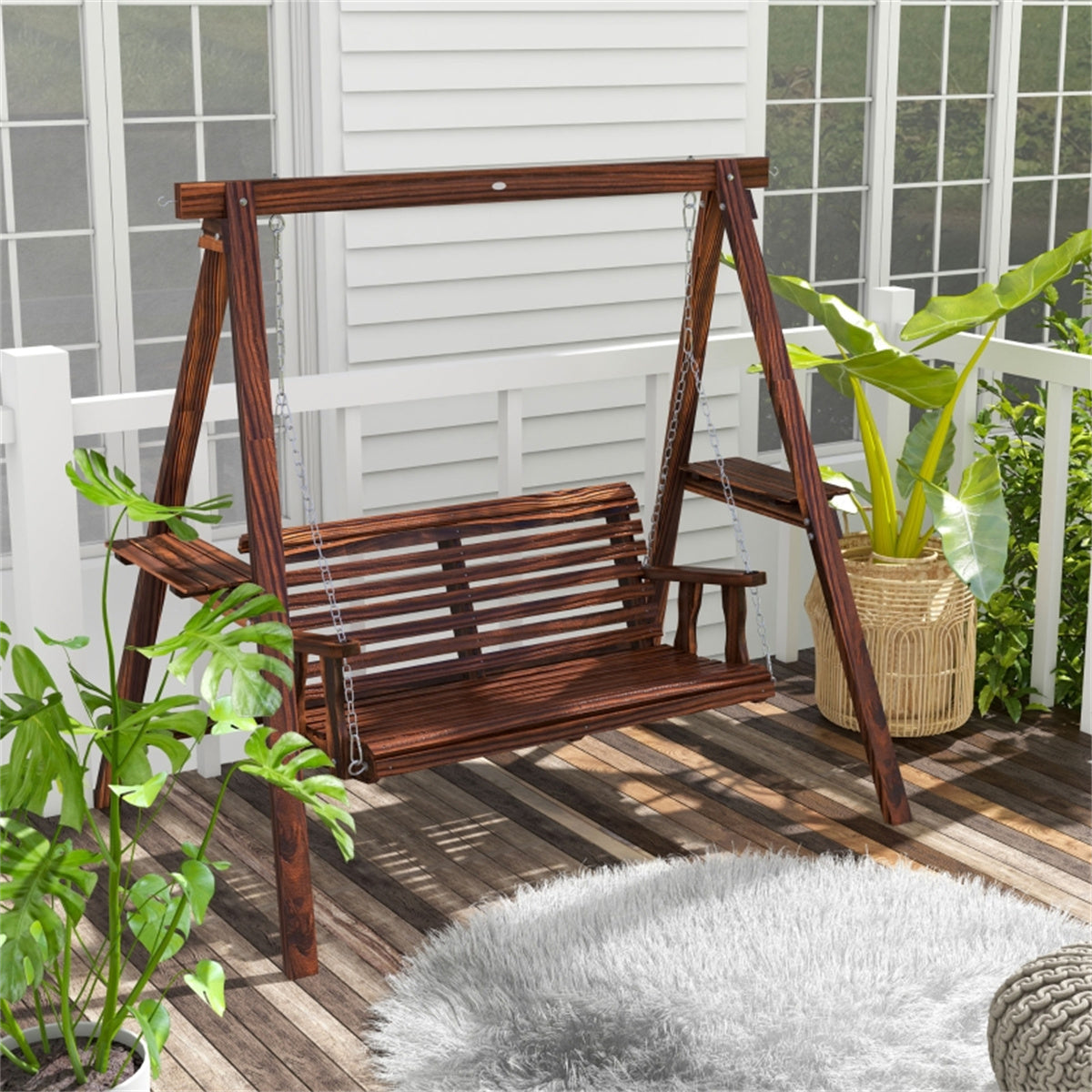 2-Seat Outdoor Swing Chair - Decoration - Quality Life