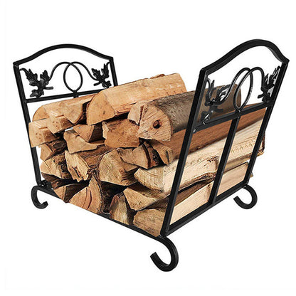 Folding Log Storage Rack, Log Holder Firewood Racks,Black 0e7rxg-c0