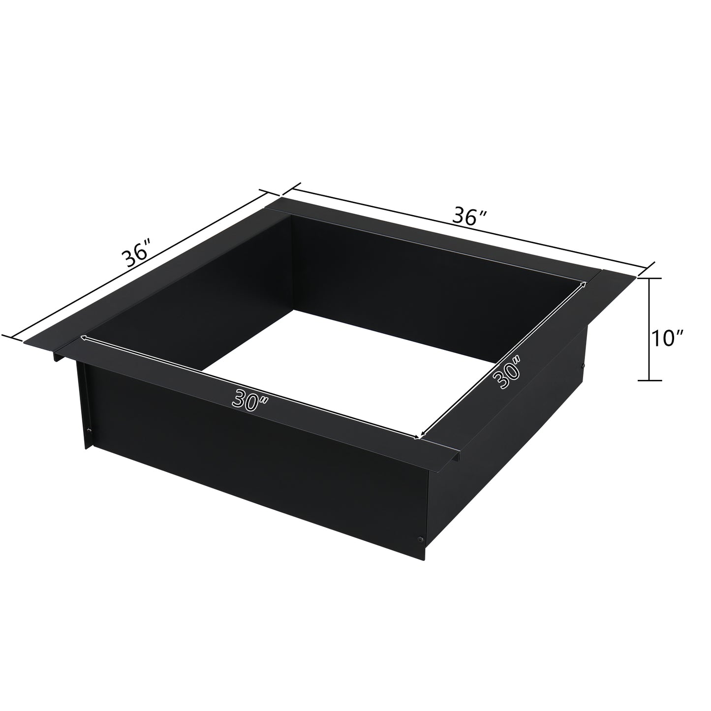 36" x 36" Square Fire Pit Ring 0e7rxg-c0