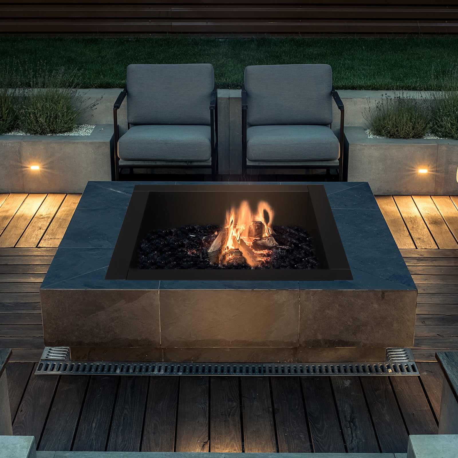 36" x 36" Square Fire Pit Ring 0e7rxg-c0