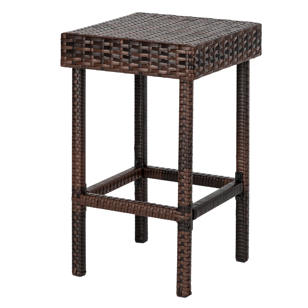 Bar Stool-Table and Chair Set of 4 Brown Gradient（Only 4 bar chairs included） 0e7rxg-c0