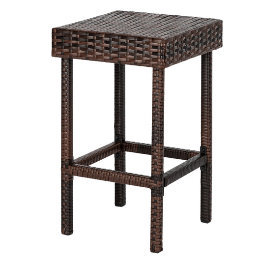 Bar Stool-Table and Chair Set of 4 Brown Gradient（Only 4 bar chairs included） 0e7rxg-c0