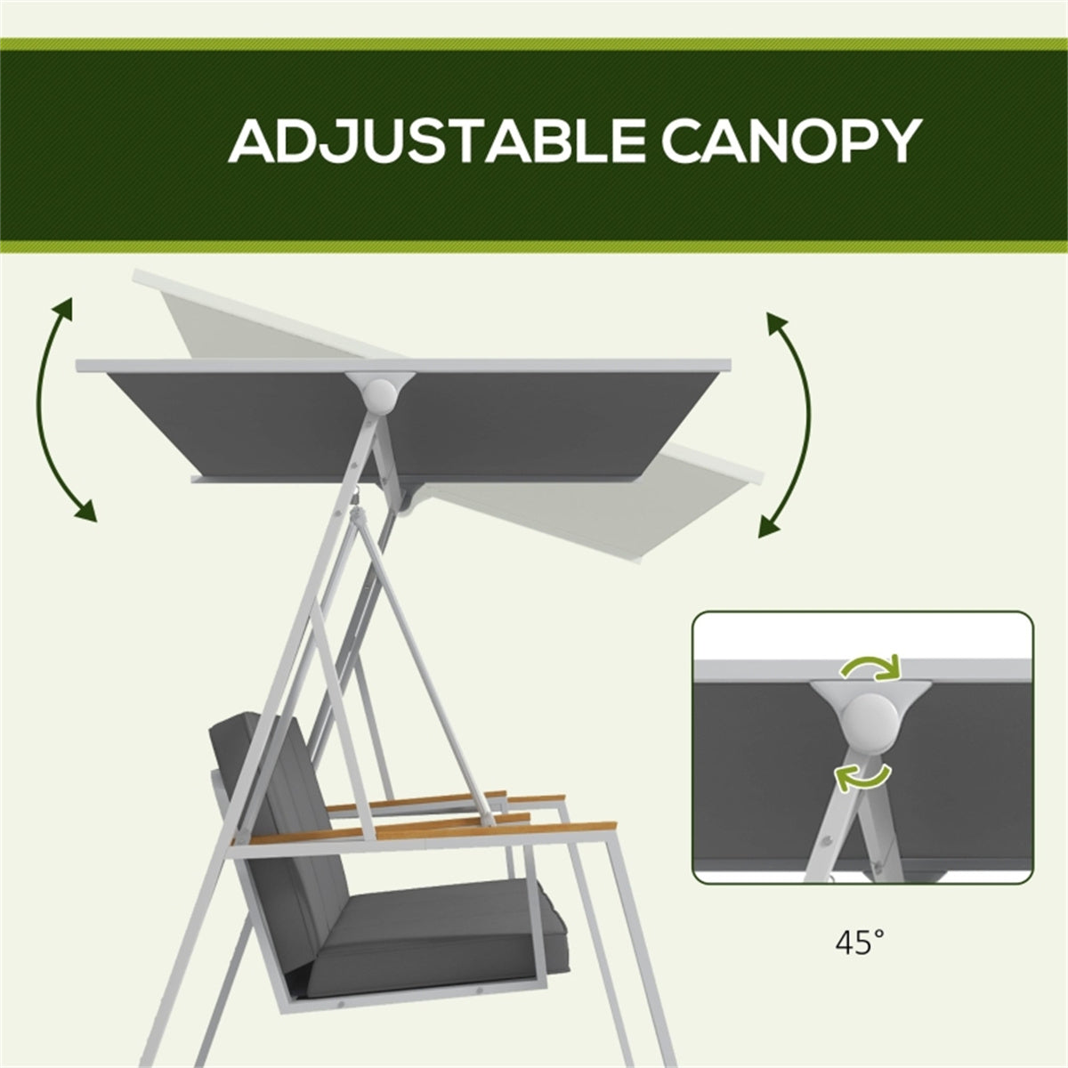 3-Seat Outdoor Porch Swing 0e7rxg-c0