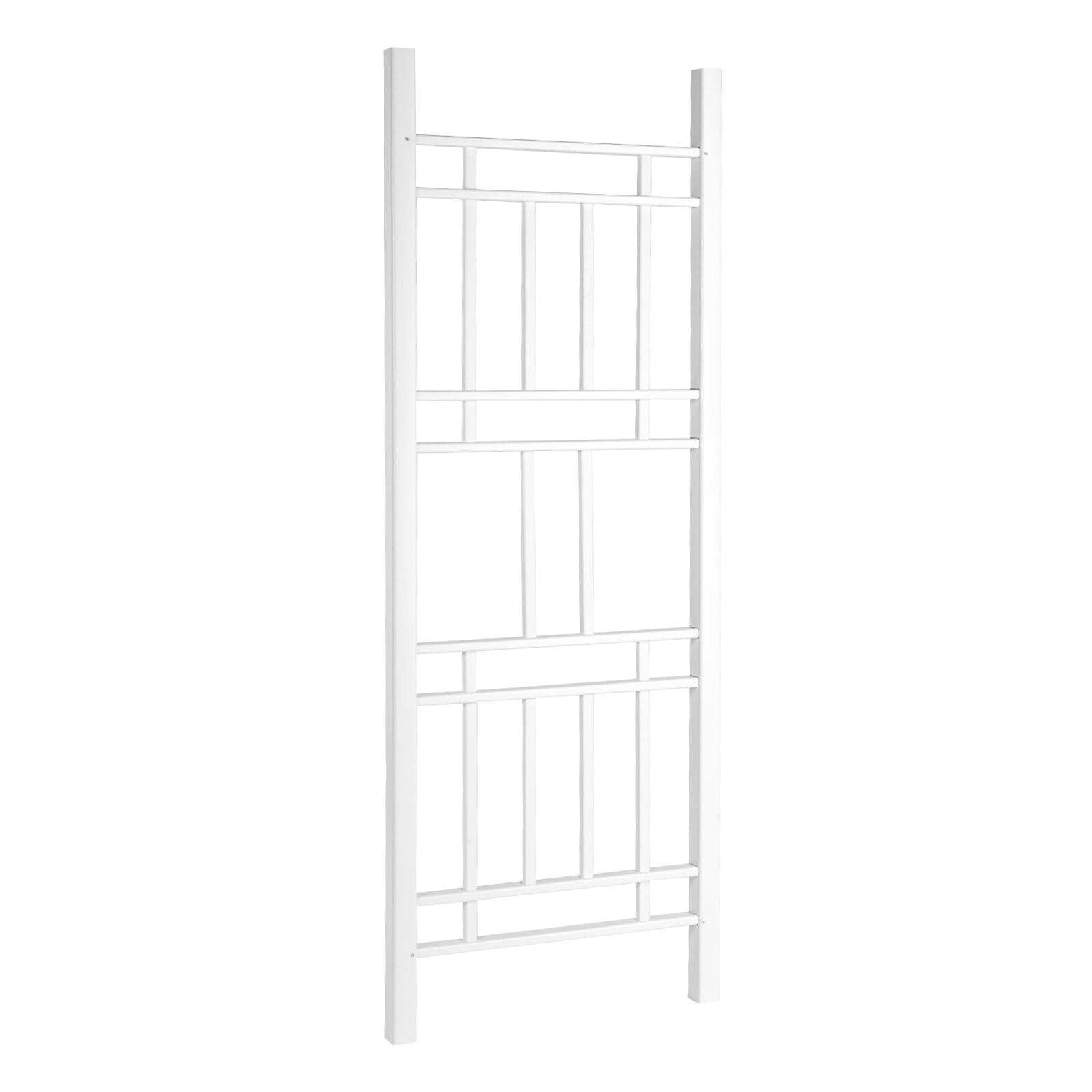 Garden Trellis 28"W x 75"H for Climbing Plants, Vinyl Trellis Indoor Outdoor Plant Support for Vines, Flowers, Vegetables, White 0e7rxg-c0