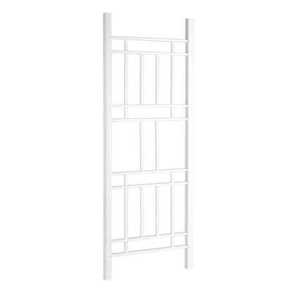 Garden Trellis 28"W x 75"H for Climbing Plants, Vinyl Trellis Indoor Outdoor Plant Support for Vines, Flowers, Vegetables, White 0e7rxg-c0