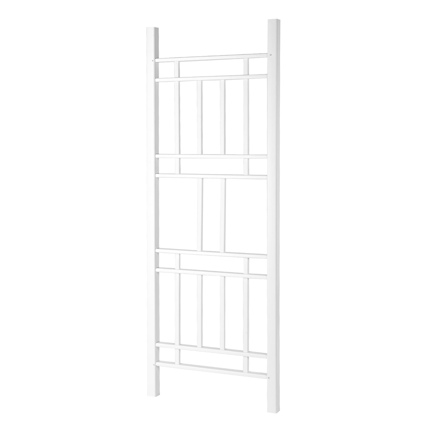 Garden Trellis 28"W x 75"H for Climbing Plants, Vinyl Trellis Indoor Outdoor Plant Support for Vines, Flowers, Vegetables, White 0e7rxg-c0