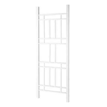 Garden Trellis 28"W x 75"H for Climbing Plants, Vinyl Trellis Indoor Outdoor Plant Support for Vines, Flowers, Vegetables, White 0e7rxg-c0