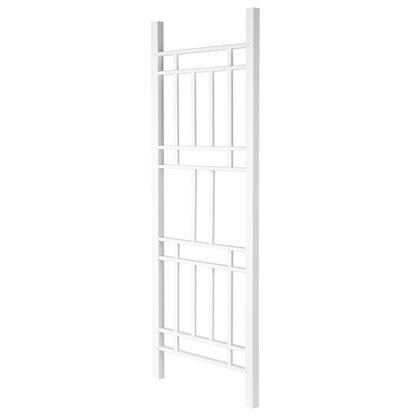 Garden Trellis 28"W x 75"H for Climbing Plants, Vinyl Trellis Indoor Outdoor Plant Support for Vines, Flowers, Vegetables, White 0e7rxg-c0