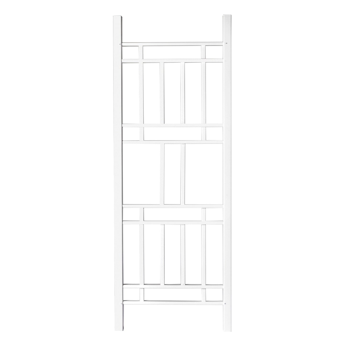 Garden Trellis 28"W x 75"H for Climbing Plants, Vinyl Trellis Indoor Outdoor Plant Support for Vines, Flowers, Vegetables, White 0e7rxg-c0