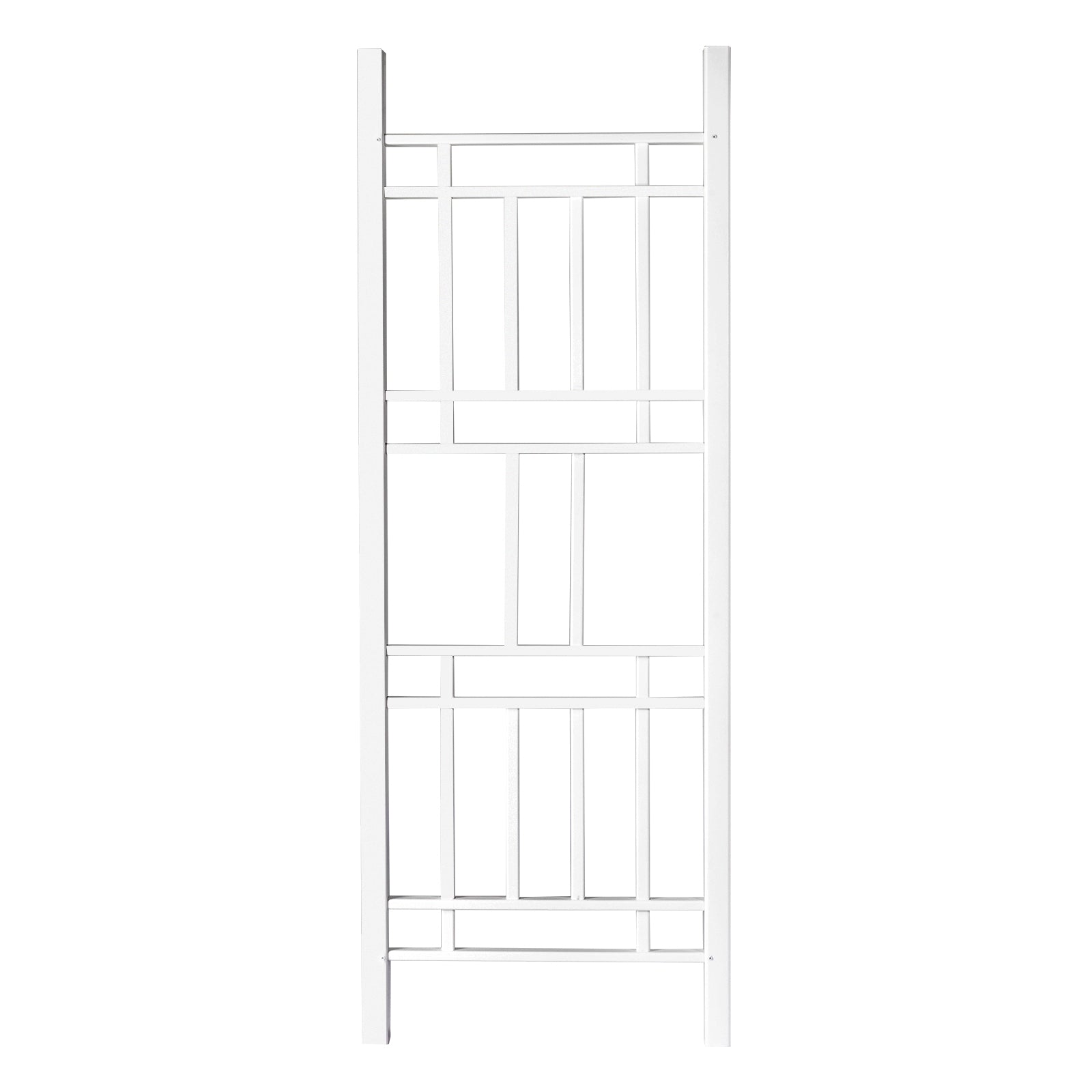 Garden Trellis 28"W x 75"H for Climbing Plants, Vinyl Trellis Indoor Outdoor Plant Support for Vines, Flowers, Vegetables, White 0e7rxg-c0