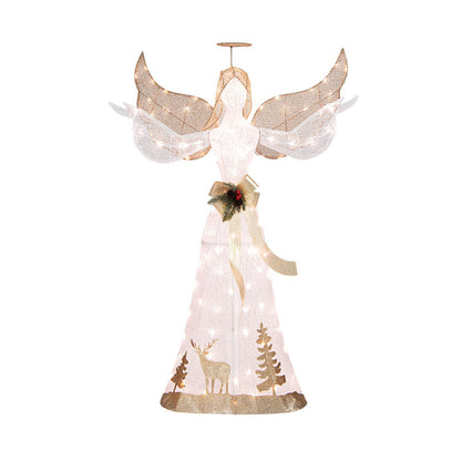 5-foot Christmas angel with 100 warm white lights 0e7rxg-c0