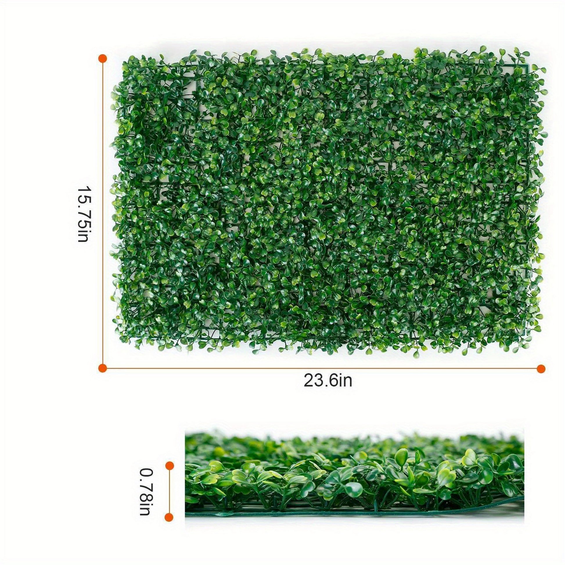 24Pcs Artificial Boxwood Topiary Hedge Plant Grass Backdrop Fence Privacy Screen Grass Wall Decoration For Balcony Garden Fence - Decoration - Quality Life