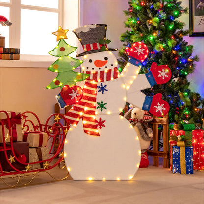 4FT Christmas Snowman Decoration - Decoration - Quality Life