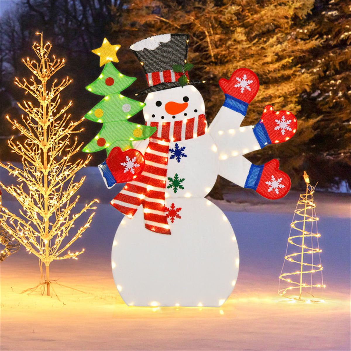 4FT Christmas Snowman Decoration - Decoration - Quality Life