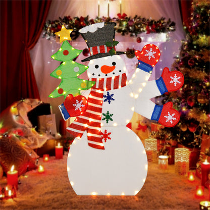 4FT Christmas Snowman Decoration - Decoration - Quality Life