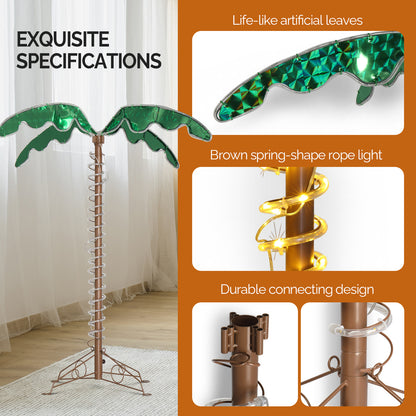 4ft 189 Lights 31V 6W Coconut Tree Lights Garden Tree Lights Decoration - Decoration - Quality Life