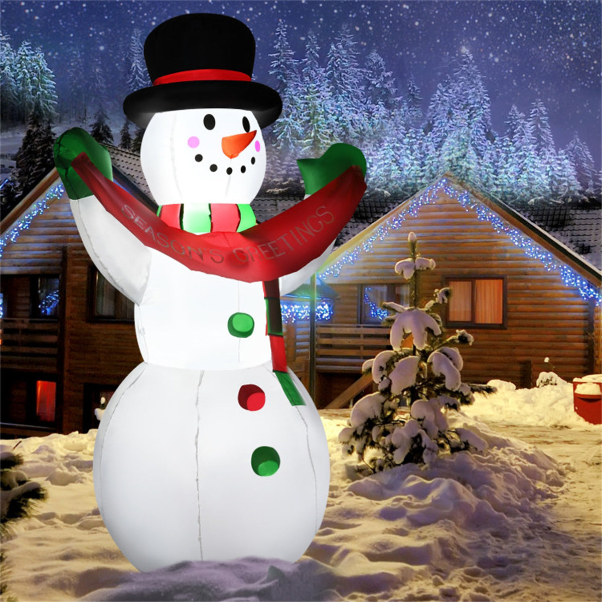 6 Feet Christmas Decoration Inflatable Christmas Snowman - Decoration - Quality Life