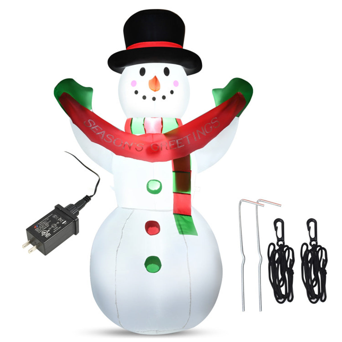 6 Feet Christmas Decoration Inflatable Christmas Snowman - Decoration - Quality Life