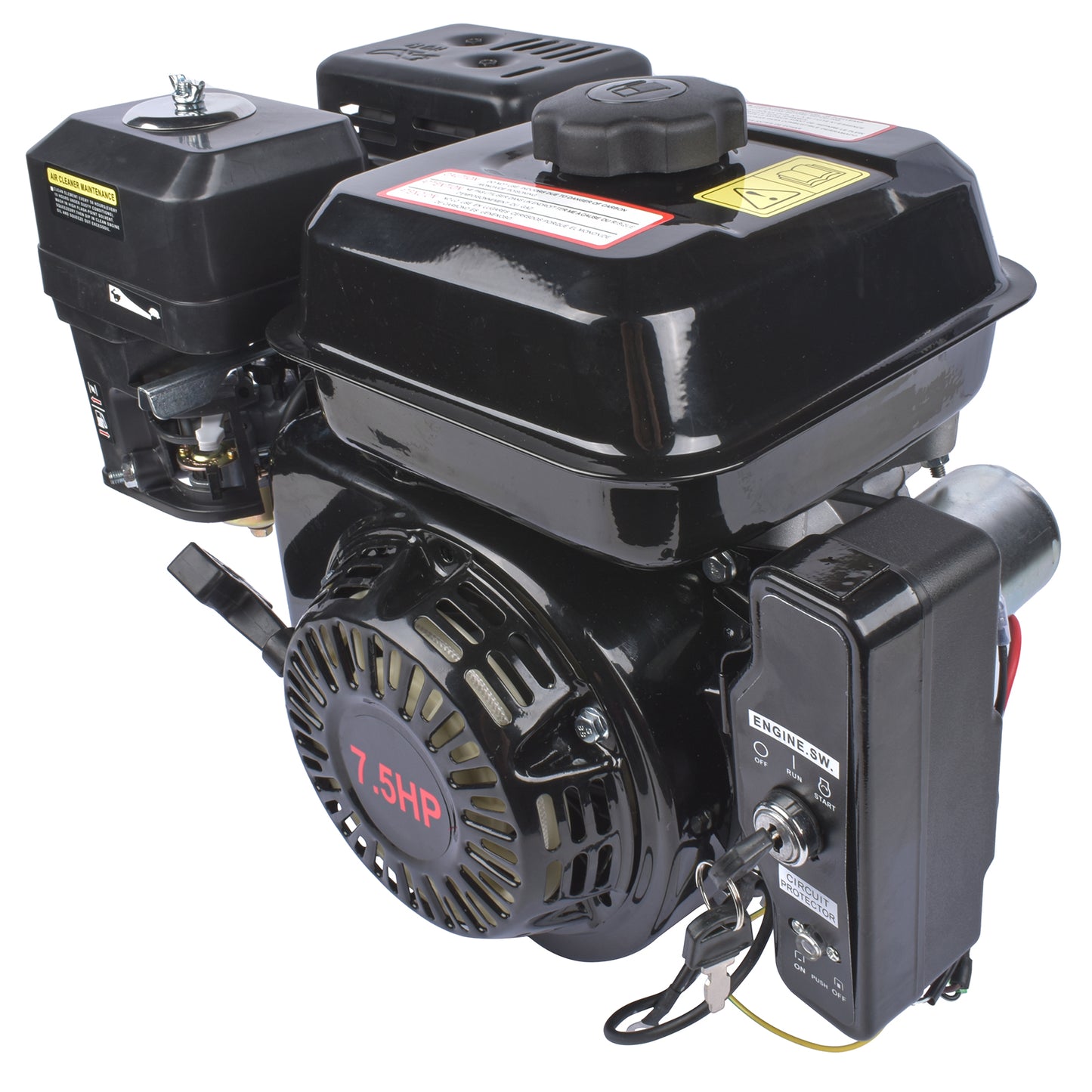 7.5HP Electric Start Horizontal Engine 4-Stroke 212CC Go Kart Gas Engine Motor - Decoration - Quality Life