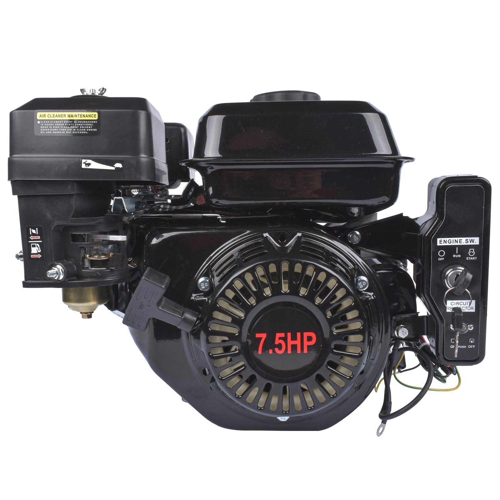 7.5HP Electric Start Horizontal Engine 4-Stroke 212CC Go Kart Gas Engine Motor - Decoration - Quality Life