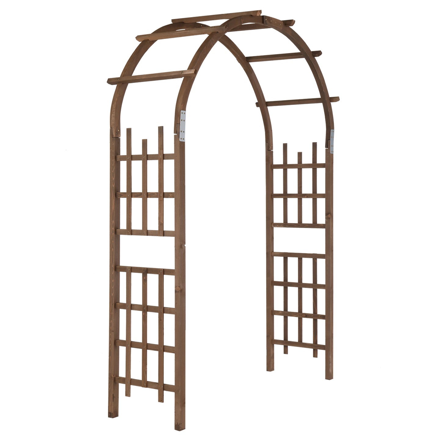 7ft Garden Arch Dark Brown - Decoration - Quality Life