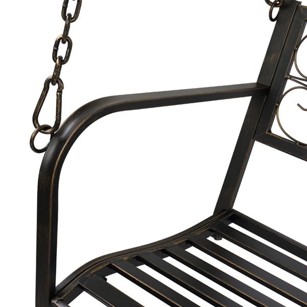 Flat Tube Double Swing Chair Back Thin Line Bronze Brush Color（No include swing frame） 0e7rxg-c0