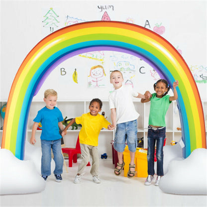 Inflatable rainbow spray water park toy - Decoration - Quality Life