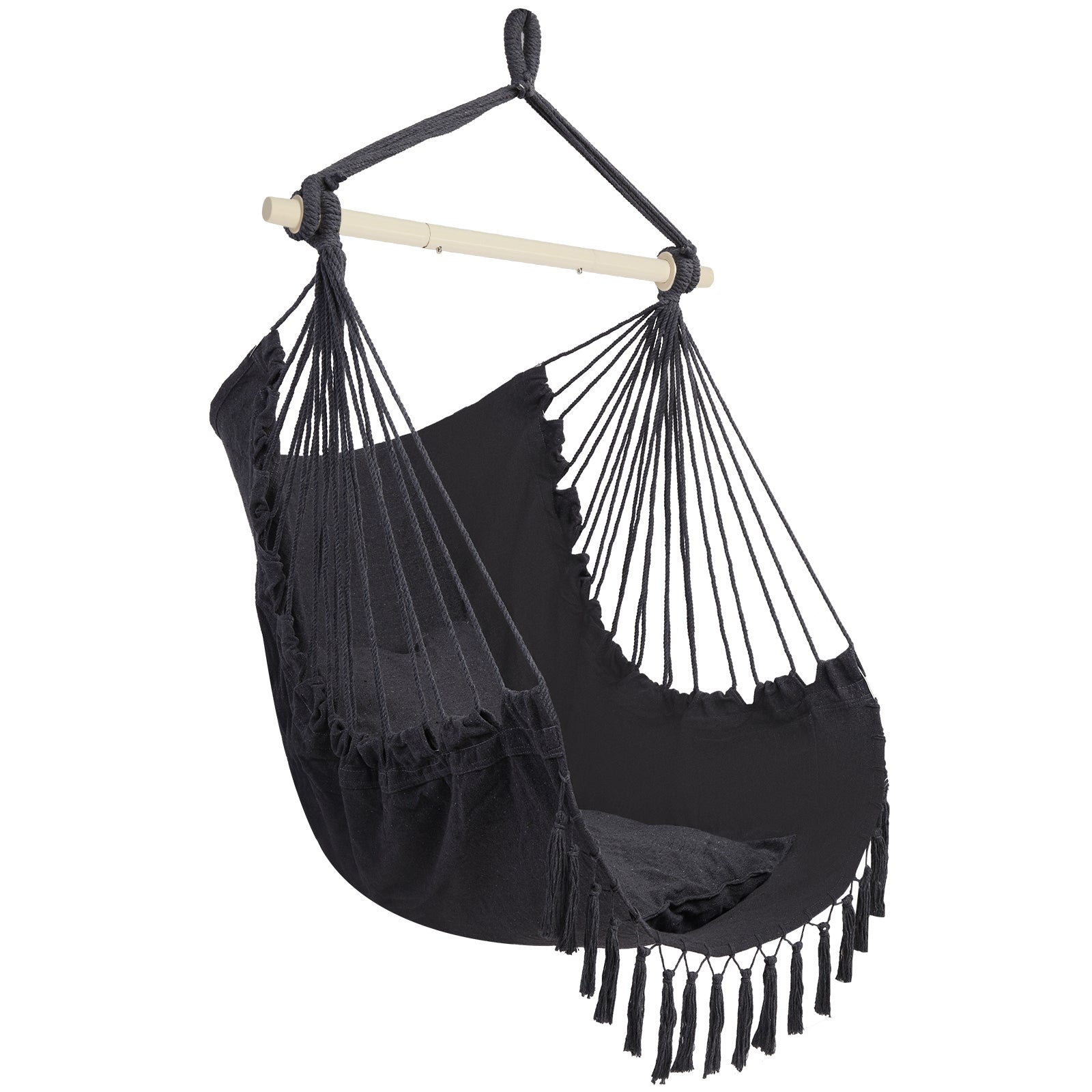 Pillow Tassel Hanging Chair Gray - Decoration - Quality Life