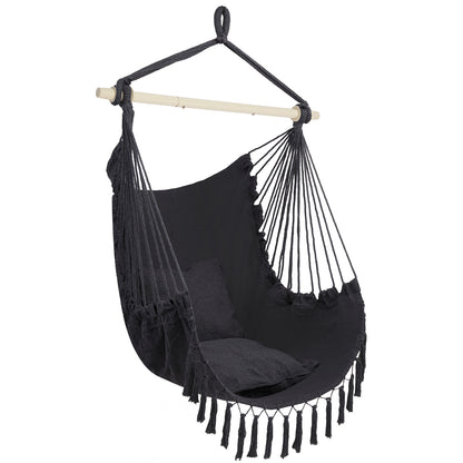 Pillow Tassel Hanging Chair Gray - Decoration - Quality Life