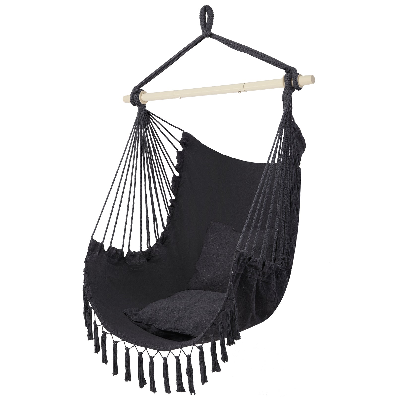 Pillow Tassel Hanging Chair Gray - Decoration - Quality Life